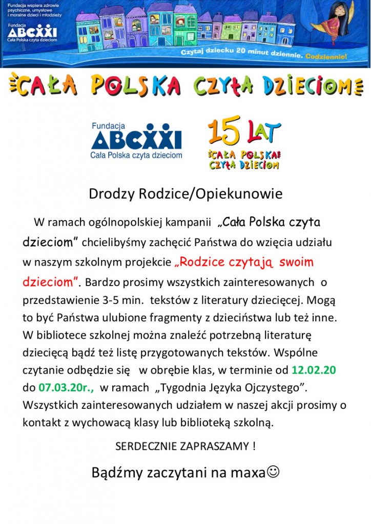 Cała Polska czyta dzieciom