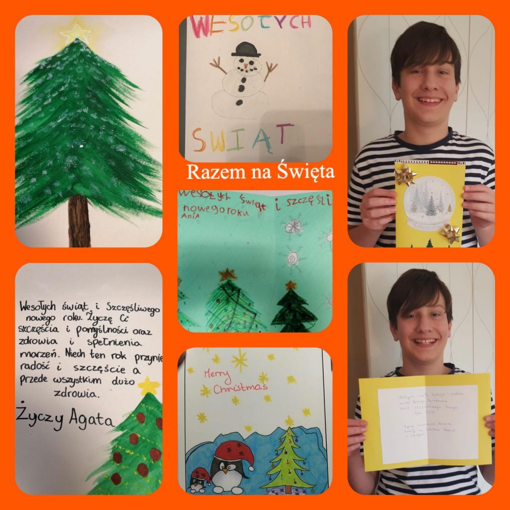 Udział uczniów w akcji Razem na Święta