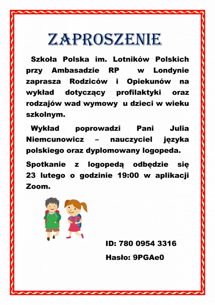 Wykład logopedyczny