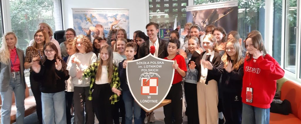 Spotkanie uczniów z Przemysławem Wyszyńskim