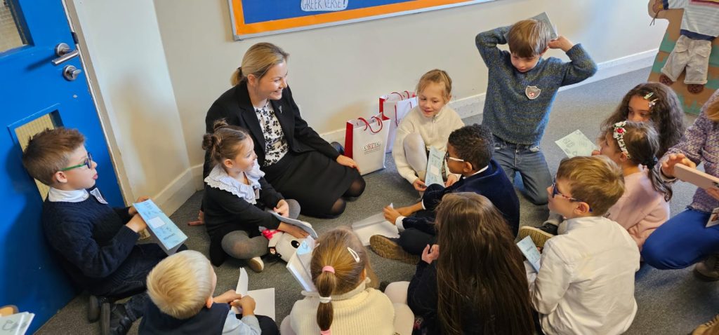Wizyta Pani Dyrektor Justyny Kralisz w naszej szkole