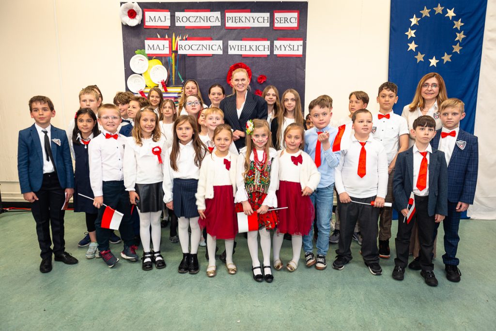 Minister Edukacji Narodowej Barbara Nowacka i Dyrektor ORPEG dr Adam Kalbarczyk z wizytą w naszej szkole