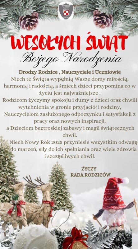 Życzenia z okazji Świąt Bożego Narodzenia