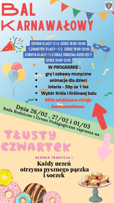 Karnawał w naszej szkole