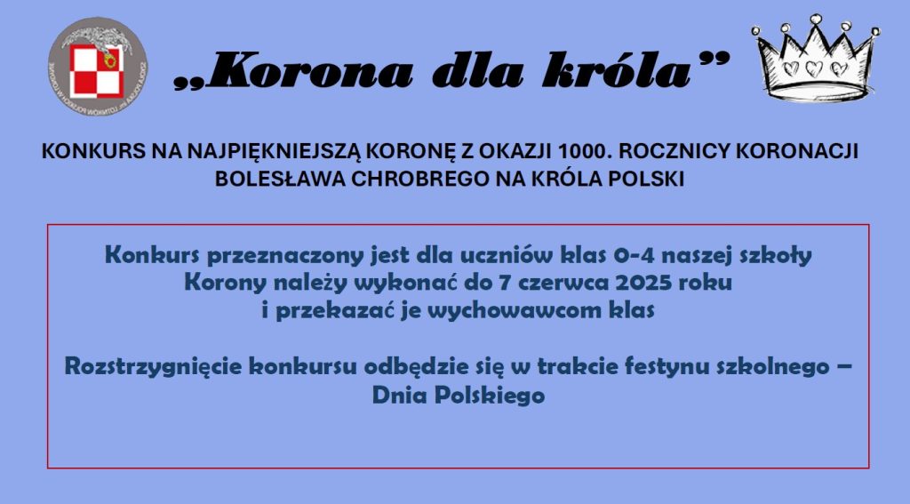 Konkurs „Korona dla króla”